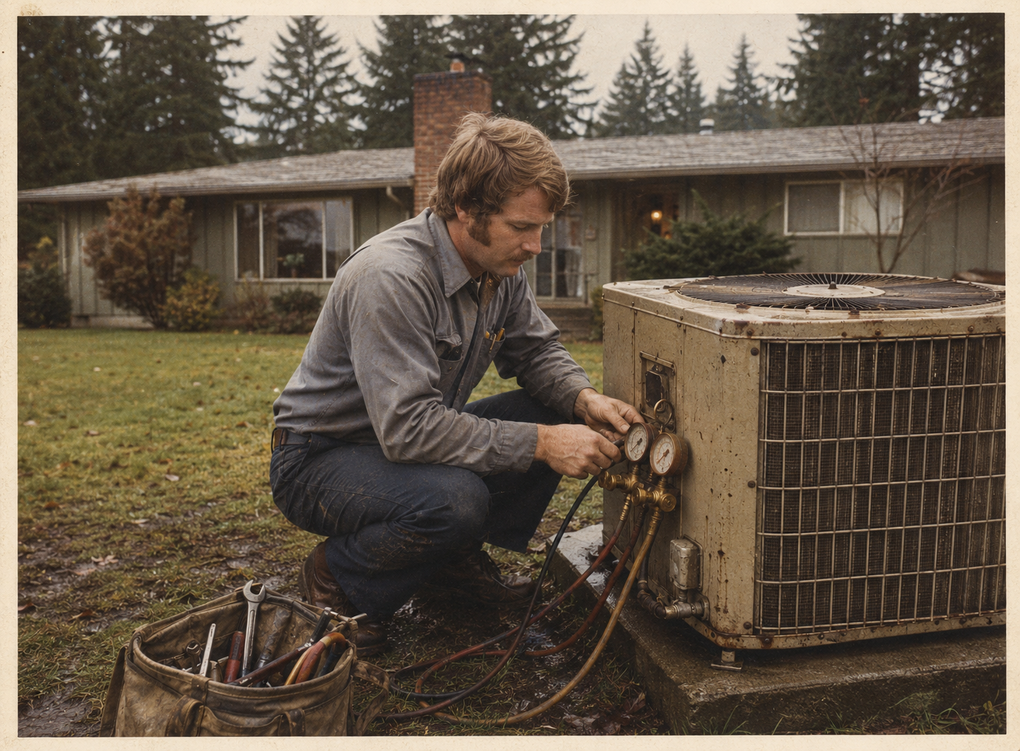 Evoking the Oyler family's trade heritage going back generations